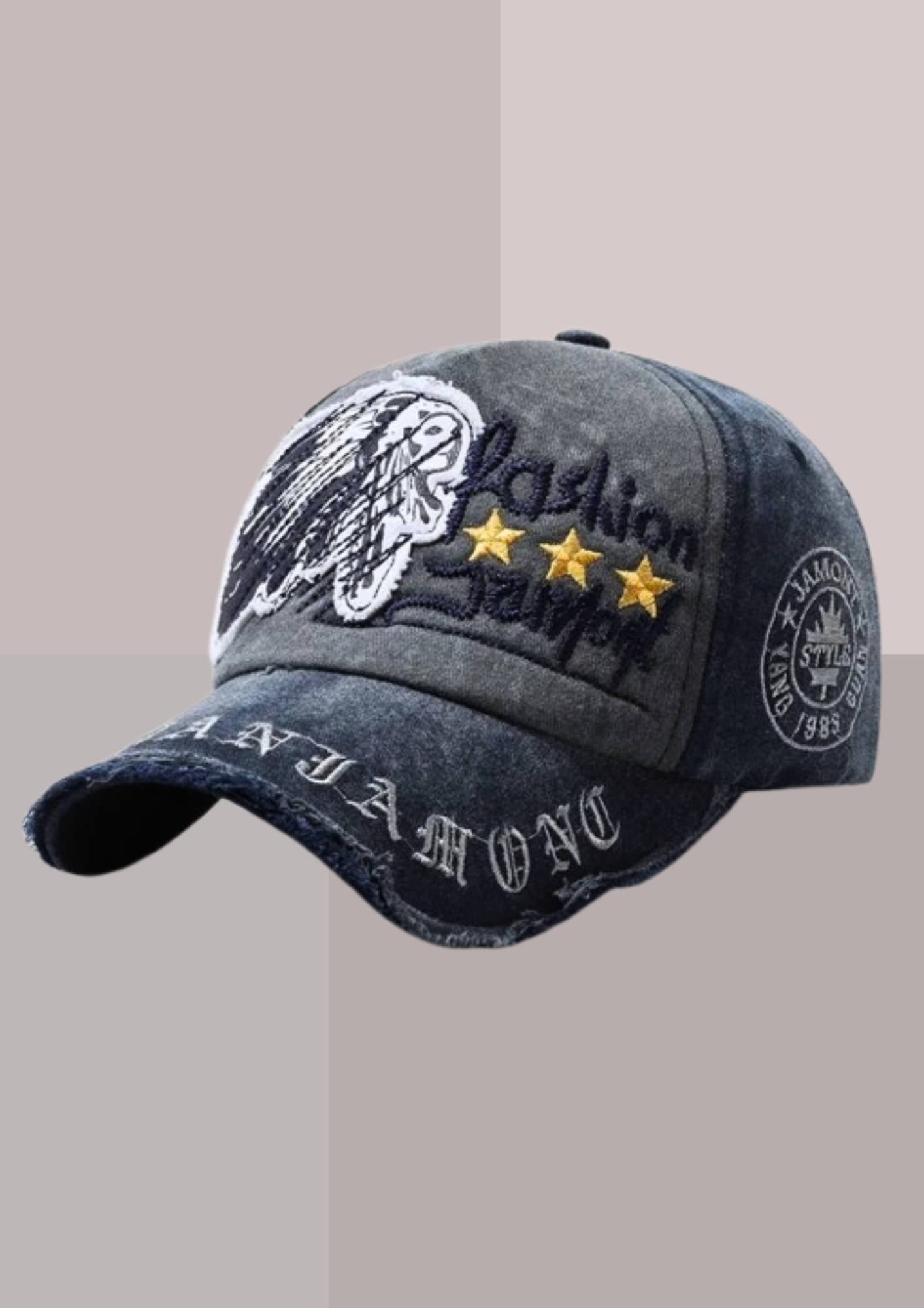 Casquette rétro bleu | Cap-Chapeau