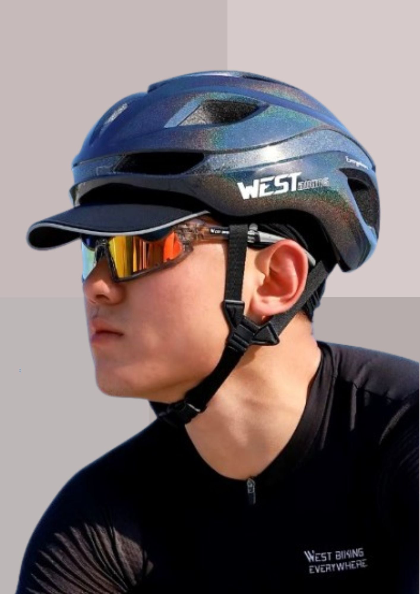 Casquette de vélo visière réfléchissante  | Cap-Chapeau