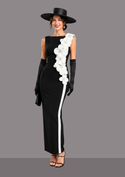 Chapeau andalou femme noir porté comme chapeau mariage invitée | Cap-Chapeau