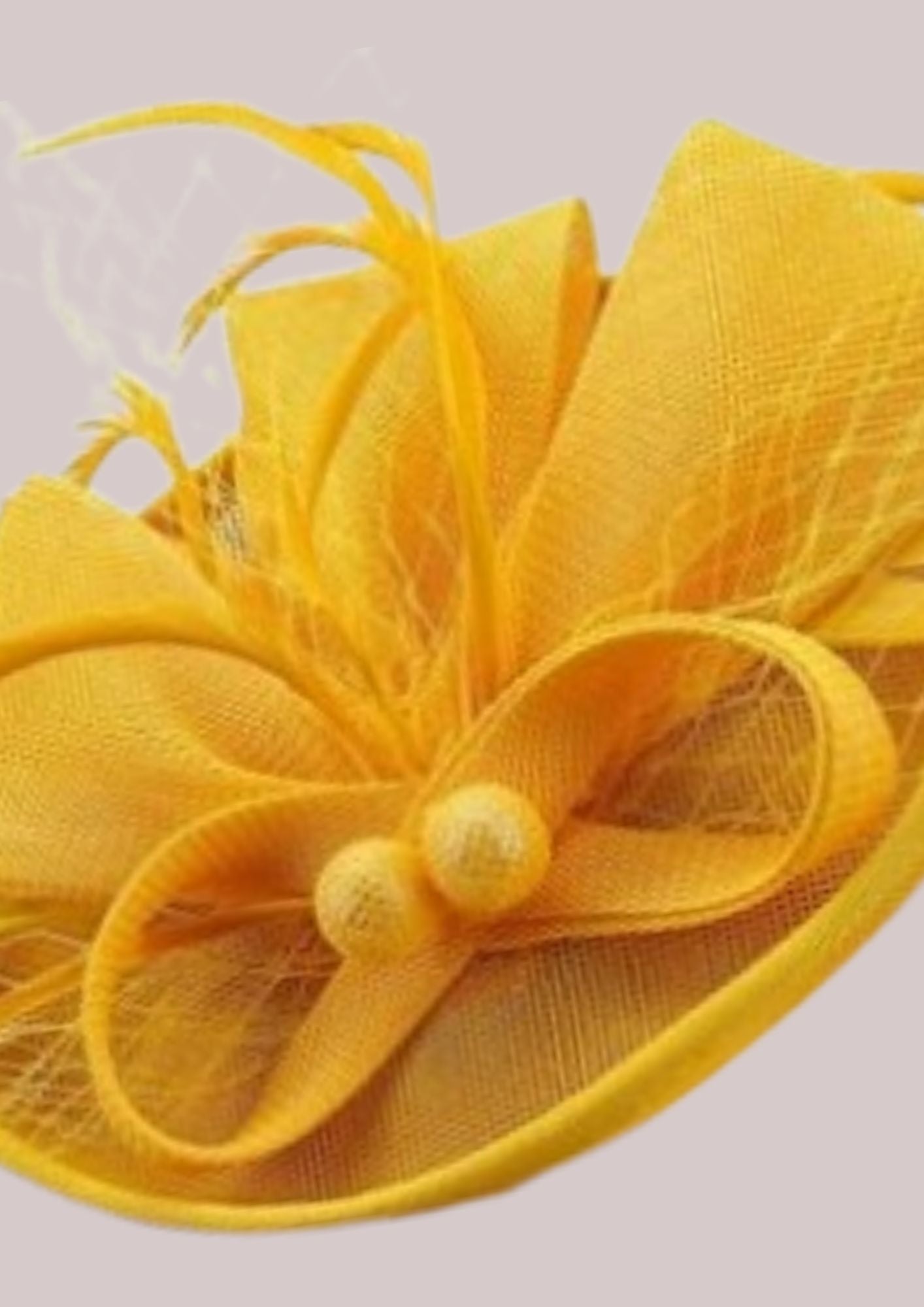 Chapeau bibi femme  jaune safran- détails  | Cap-Chapeau