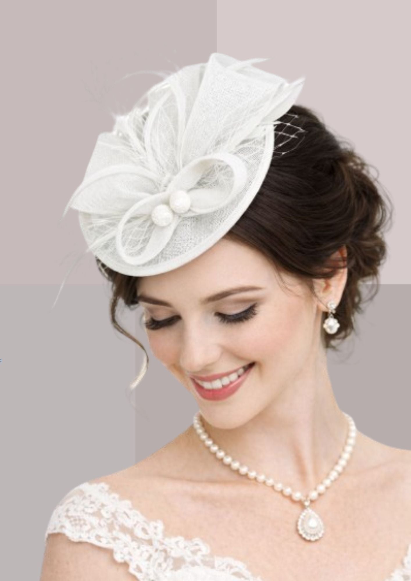 Bibi Chapeau femme- blanc mariée | Cap-Chapeau