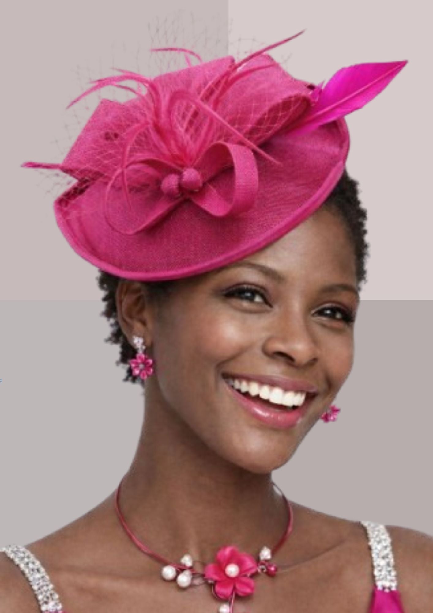 chapeau bibi femme chic fushia | Cap-Chapeau