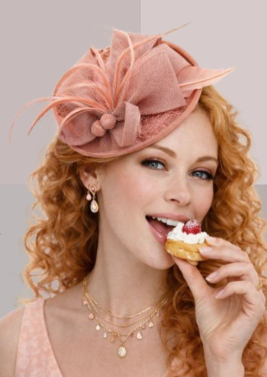 Chapeau bibi femme rose thé | Cap-Chapeau