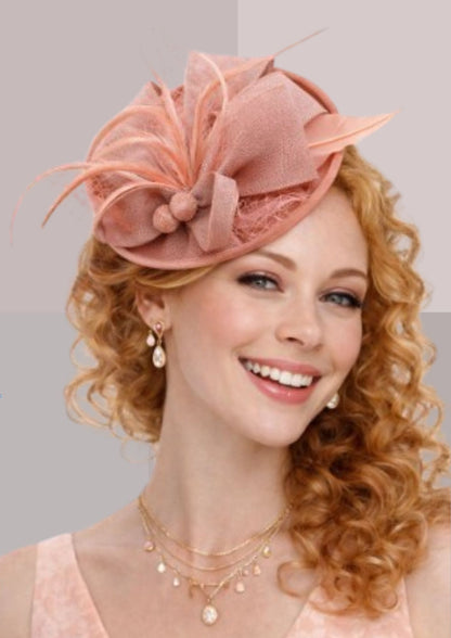 Chapeau bibi femme rose d'antan | Cap-Chapeau