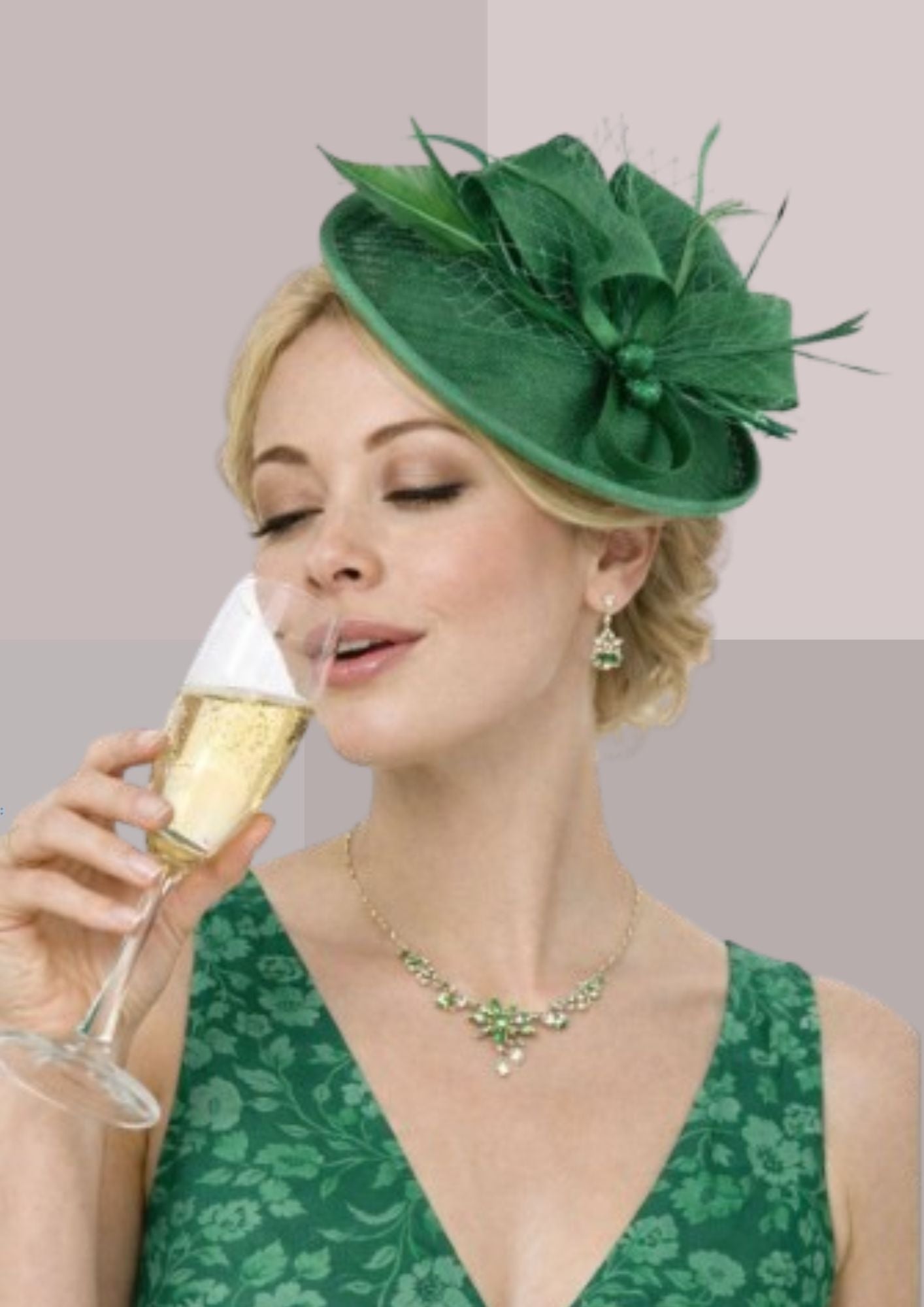 Bibi chapeau femme vert impérial | Cap-Chapeau