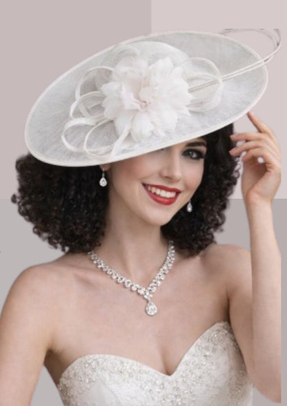 chapeau mariage femme chic blanc | Cap-Chapeau