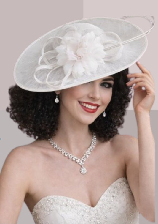 chapeau mariage femme chic blanc | Cap-Chapeau