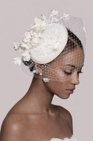Chapeau bibi pour mariage romantique  | Cap-Chapeau