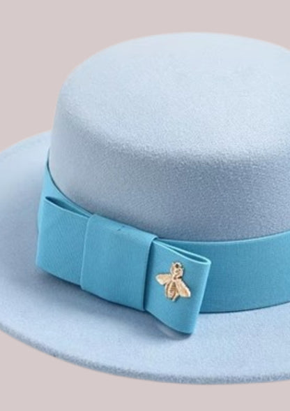 Chapeau boléro - bleu ciel et azur | Cap-Chapeau