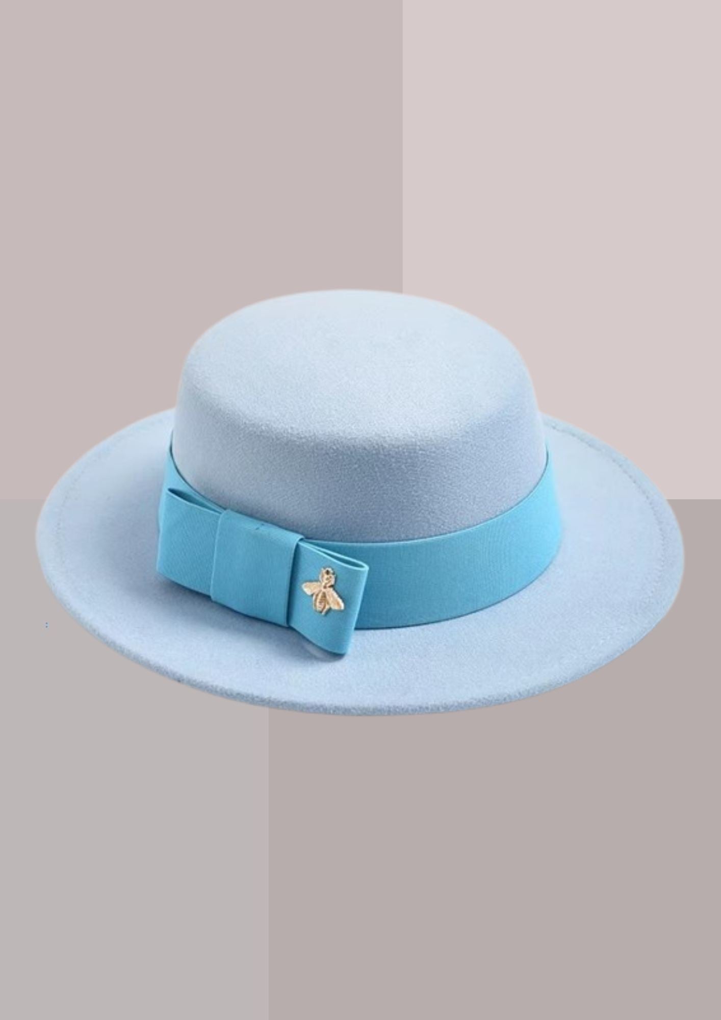 Chapeau abeille boléro - bleu ciel | Cap-Chapeau