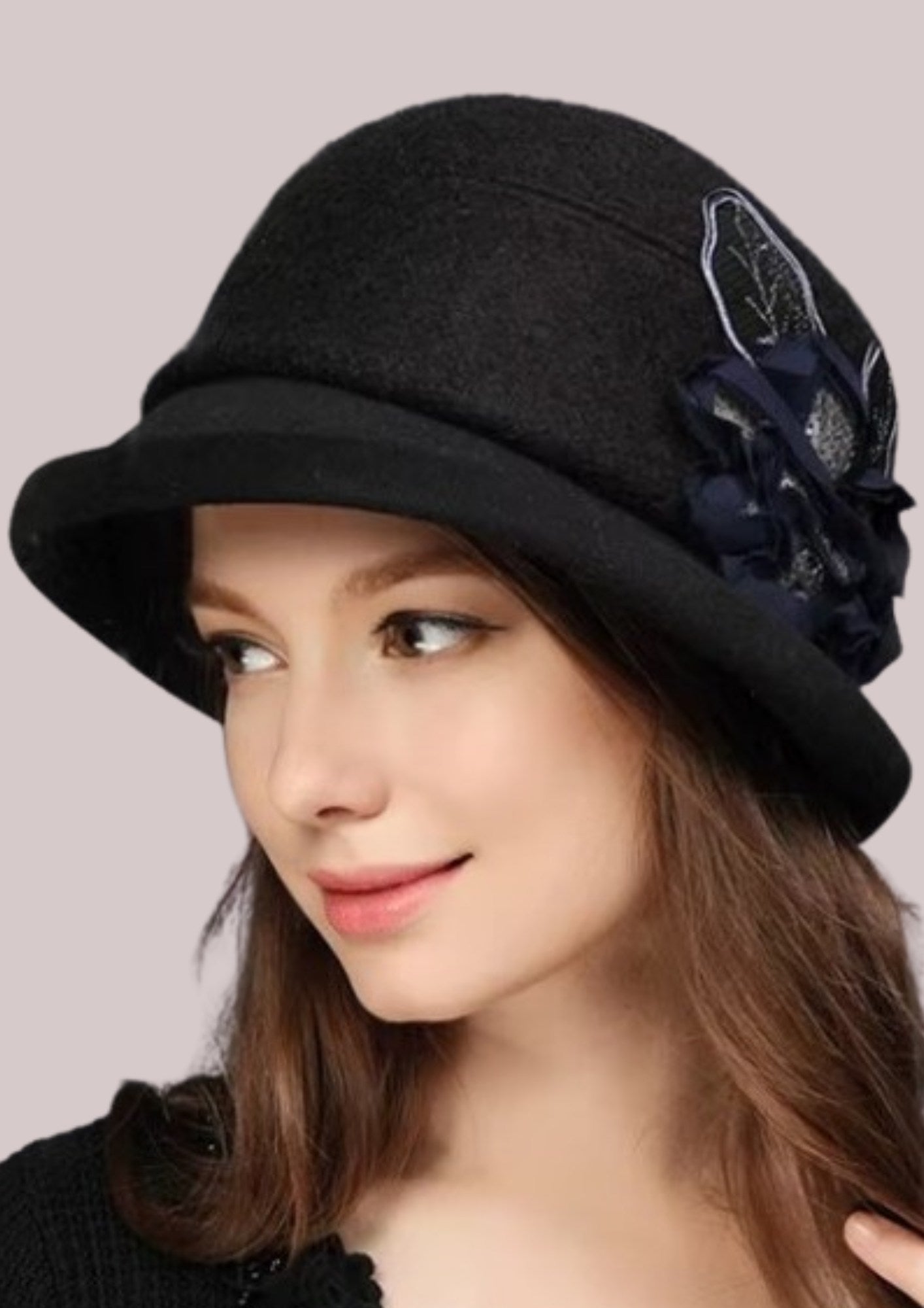 Chapeau charleston chic noir  | Cap-Chapeau