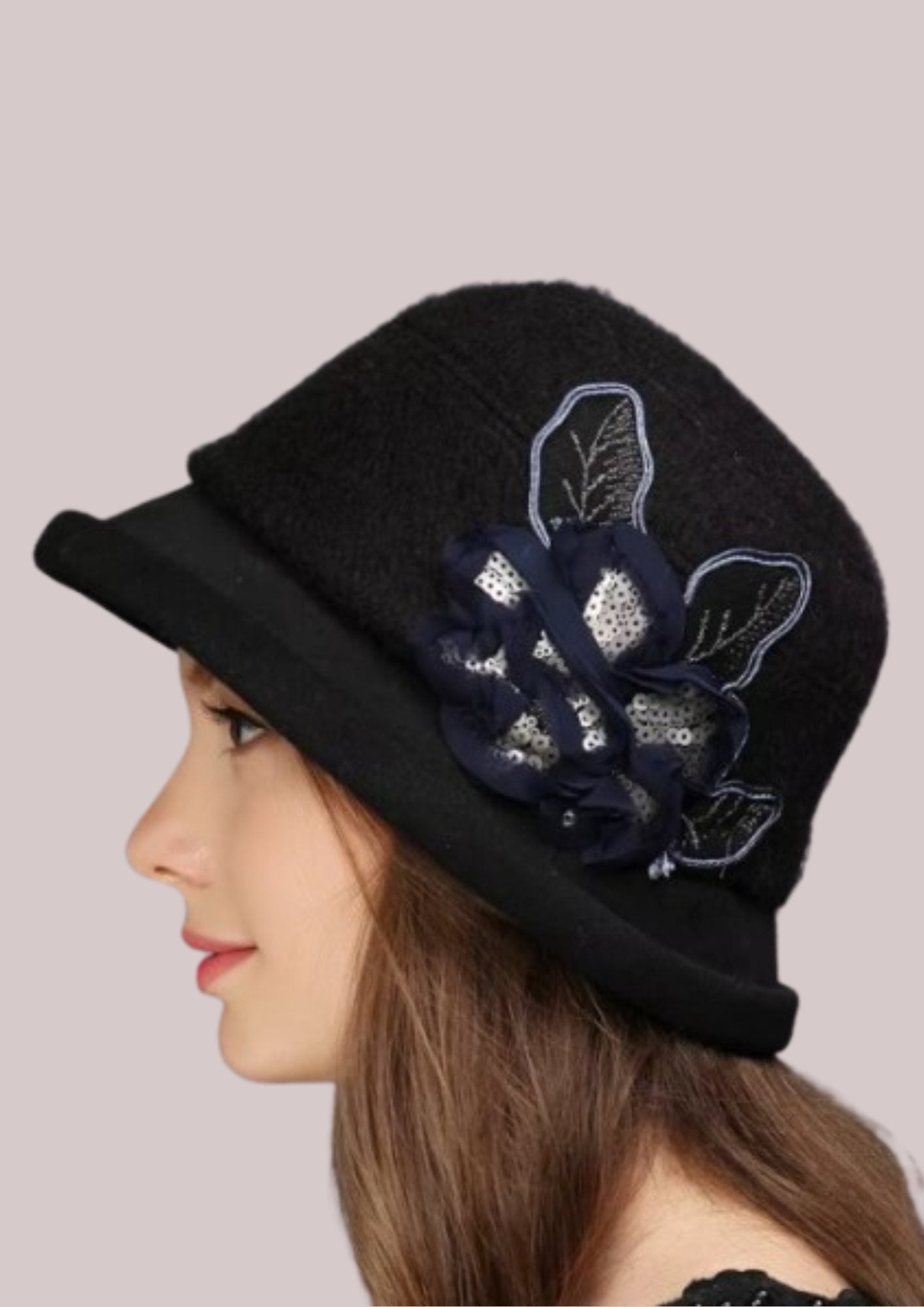 Cloche chapeau charleston noir  | Cap-Chapeau