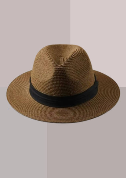 Chapeau de paille panama pour homme marron | Cap-Chapeau