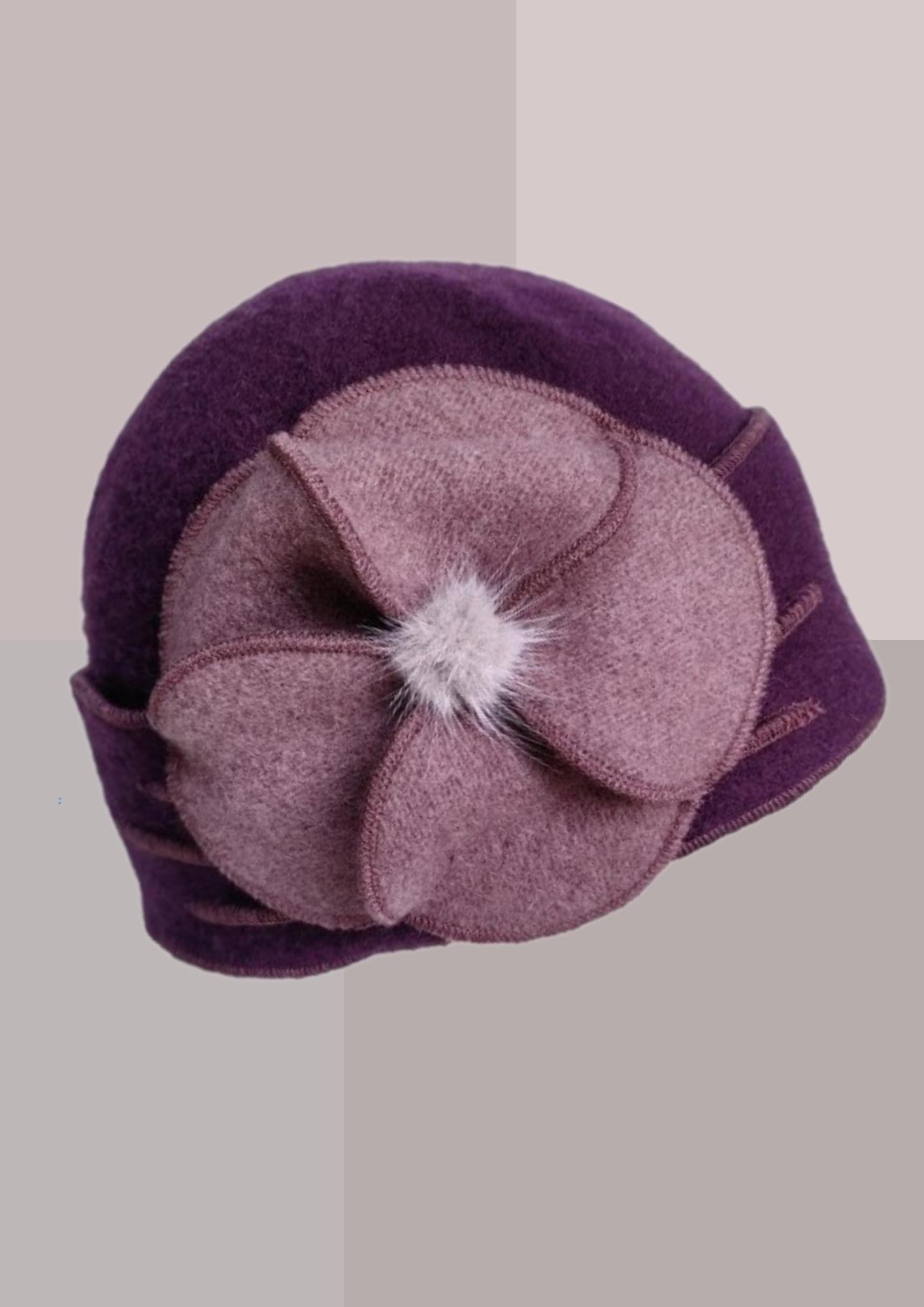 Chapeau chic en feutre pour femme - violet et parme | Cap-Chapeau