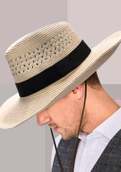 Chapeau de paille homme anti uv | Cap-Chapeau