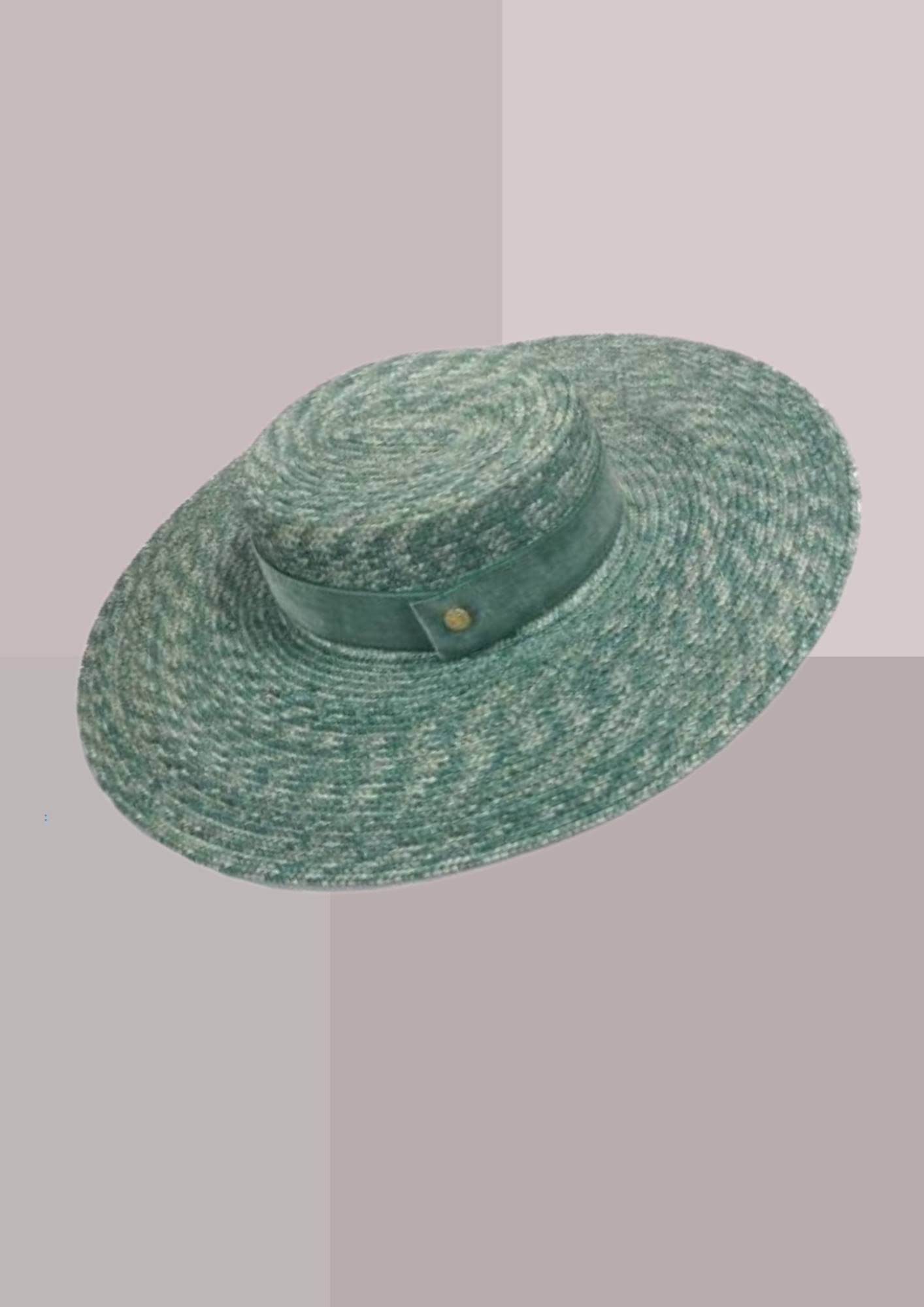Chapeau andalou femme vert céladon  | Cap-Chapeau