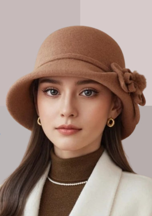 CHAPEAU FEMME - CLOCHE CAMEL | CAP-CHAPEAU