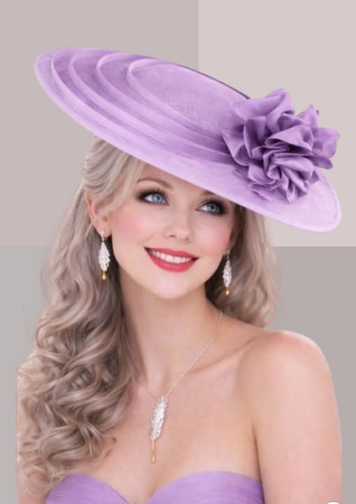 Chapeau femme mariage parme | Cap-Chapeau