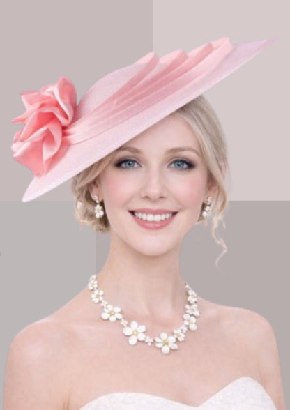 chapeau-femme-mariage-rose | Cap-Chapeau