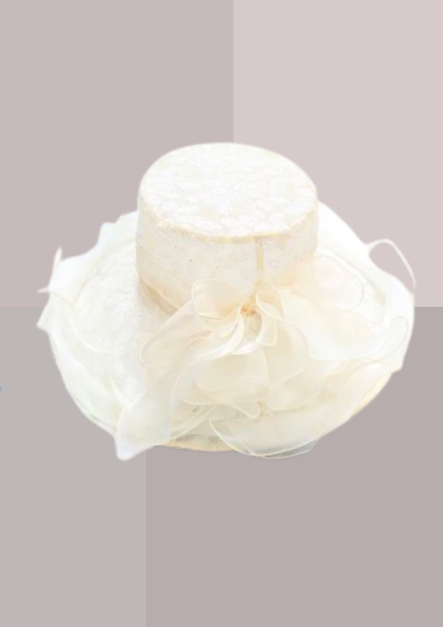 Chapeau femme pour un mariage ivoire | Cap-Chapeau