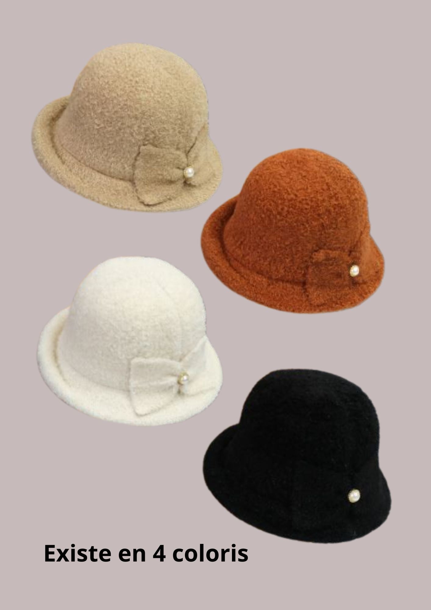 Chapeau hiver pour femme vintage  | Cap-Chapeau