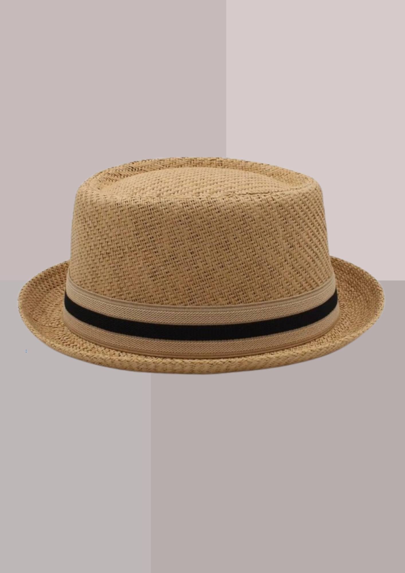 PorkPie - Chapeau de paille - camel | Cap-Chapeau