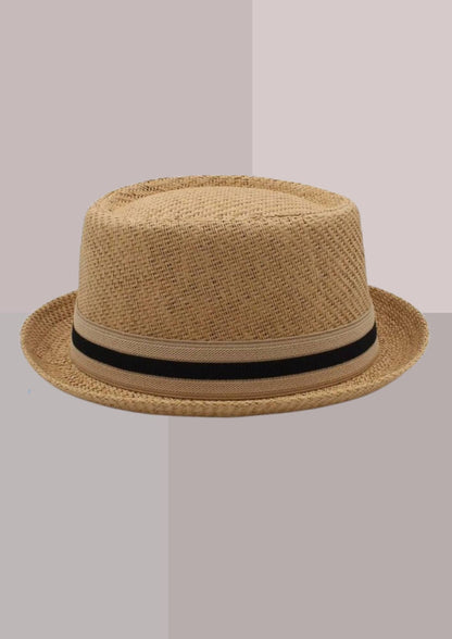 PorkPie - Chapeau de paille - camel | Cap-Chapeau