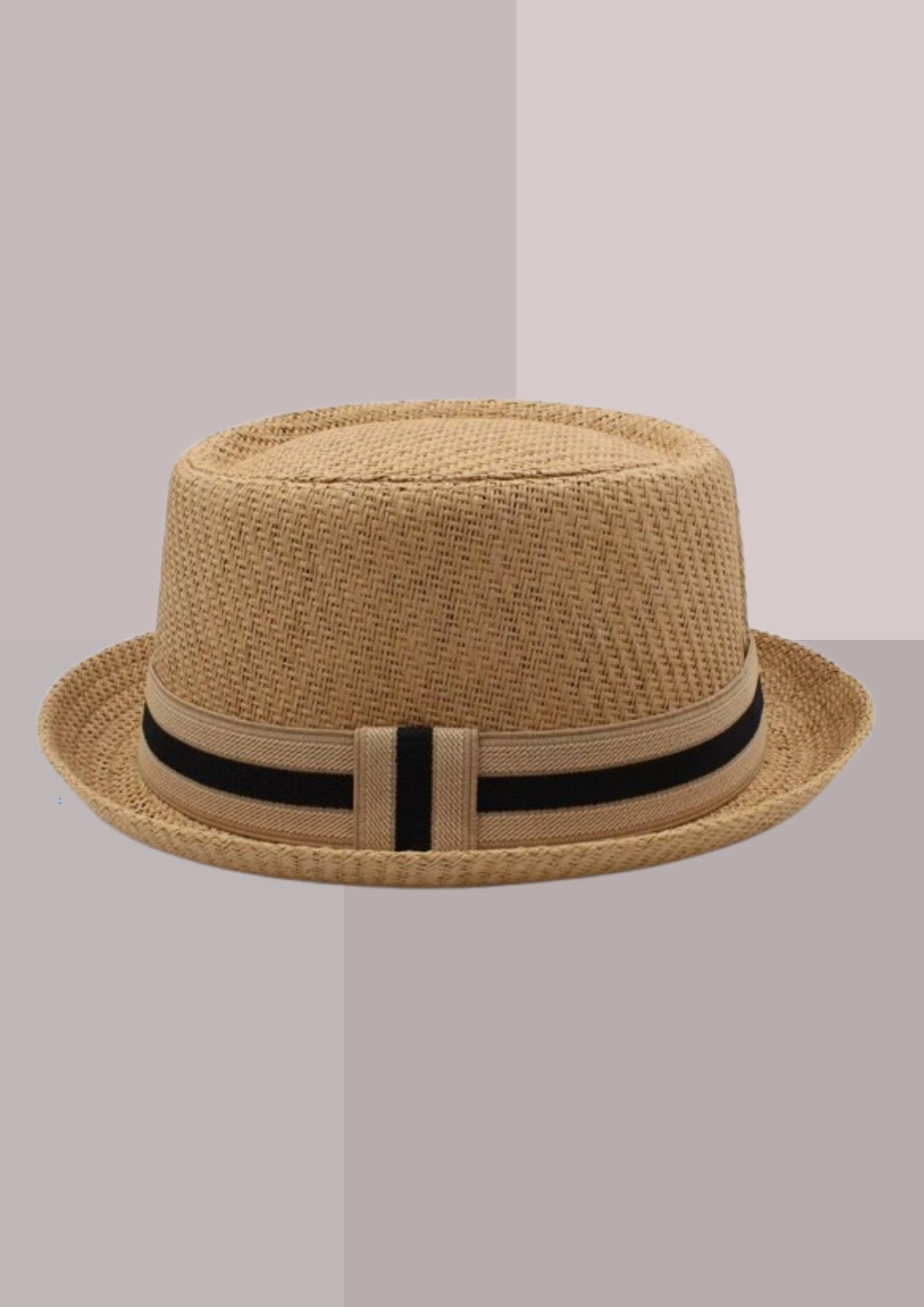 Pork Pie - Chapeau de paille - camel | Cap-Chapeau
