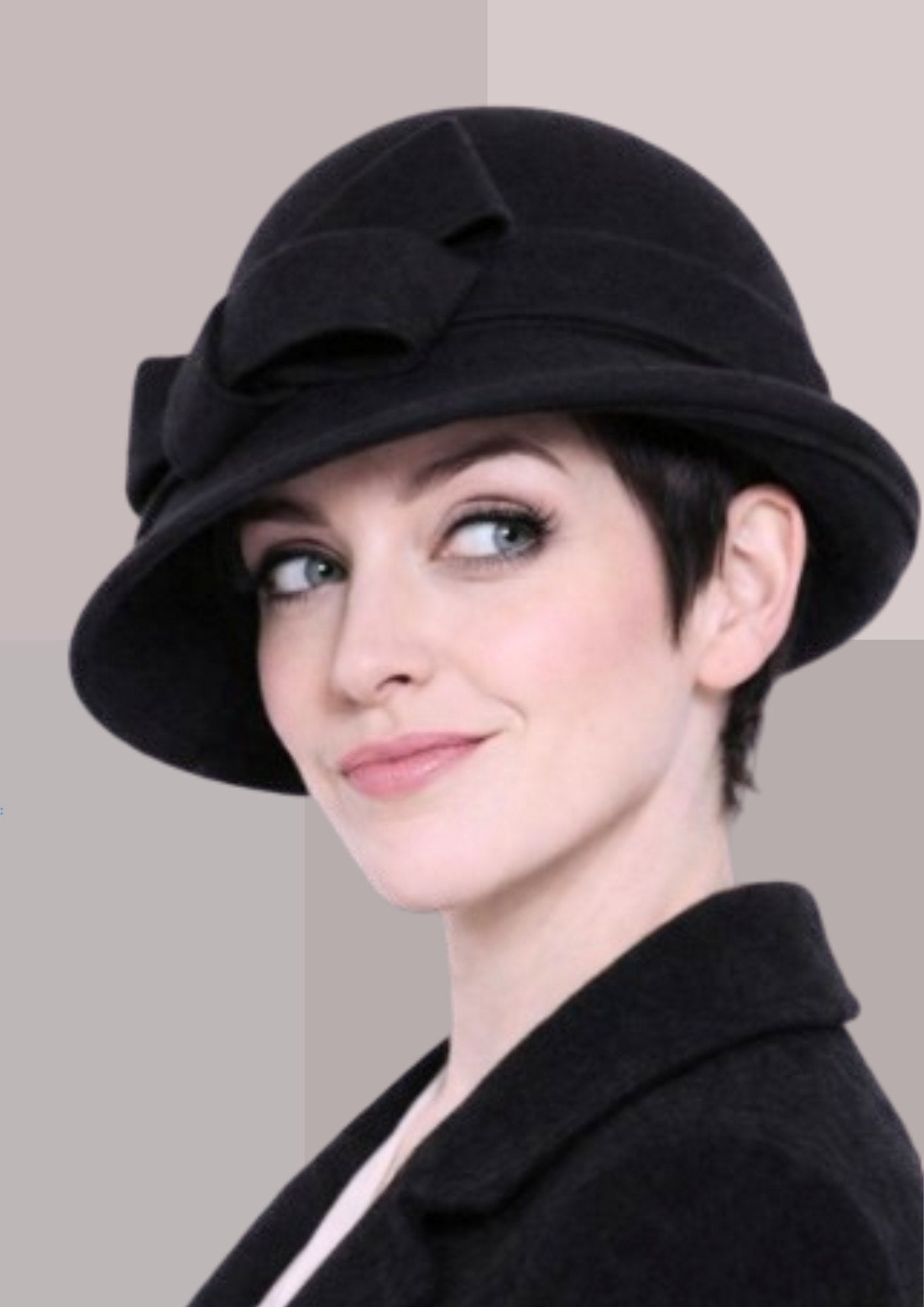 Chapeau pour femme noir chic  | Cap-Chapeau