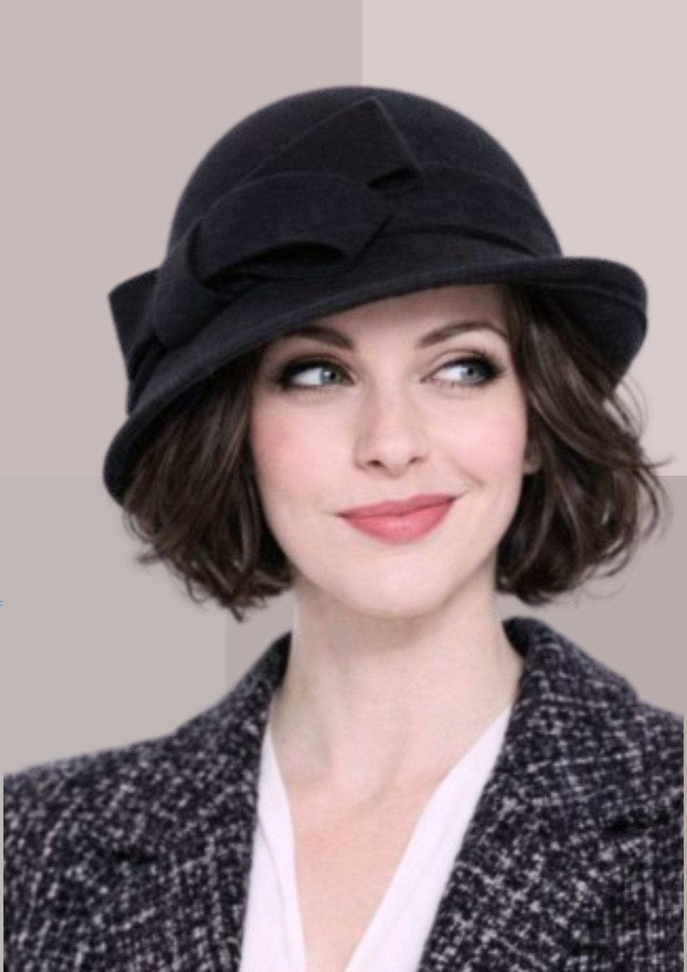 Chapeau pour femme noir élégant | Cap-Chapeau