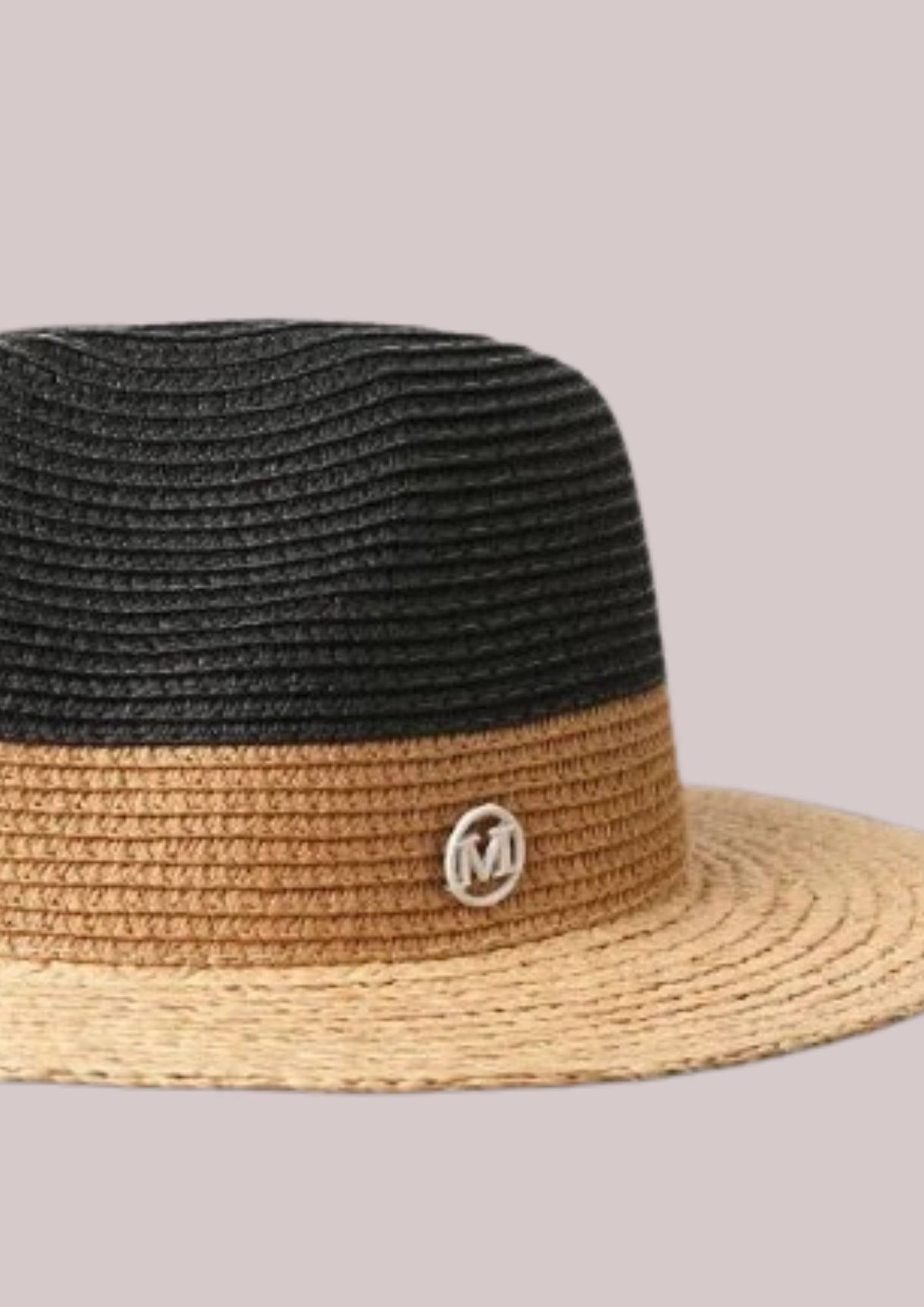 Chapeau de paille homme bicolore | Cap-Chapeau