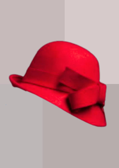 Chapeau femme laine rouge  | Cap-Chapeau