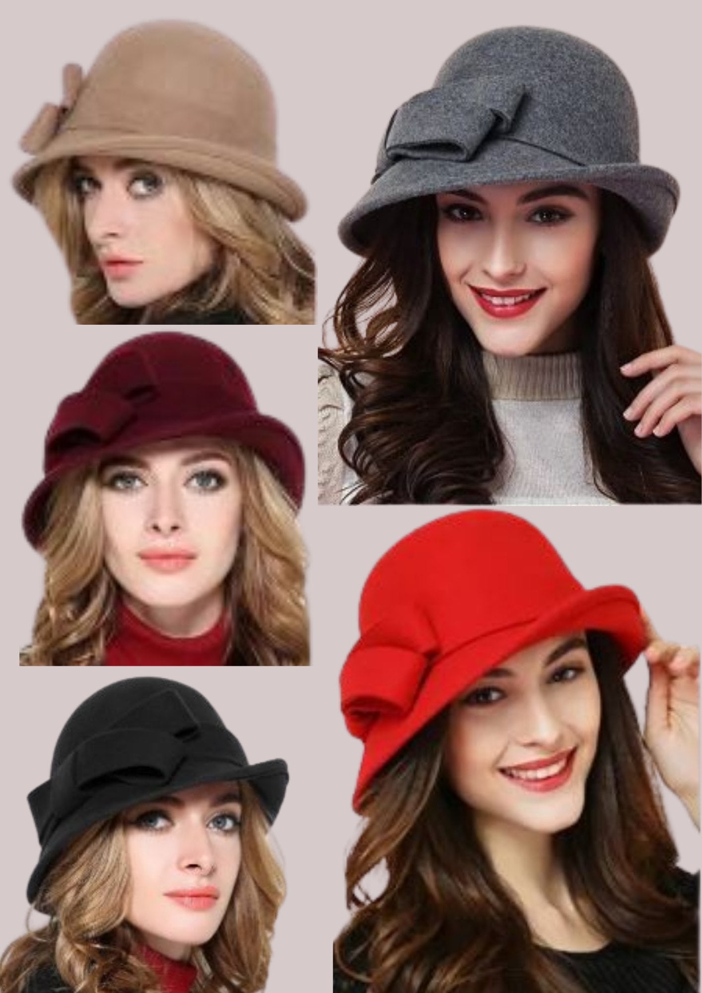 CHAPEAU CHIC POUR FEMME CLOCHE RETRO CAP CHAPEAU Cap Chapeau