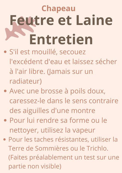 Entretien Béret | Cap-Chapeau