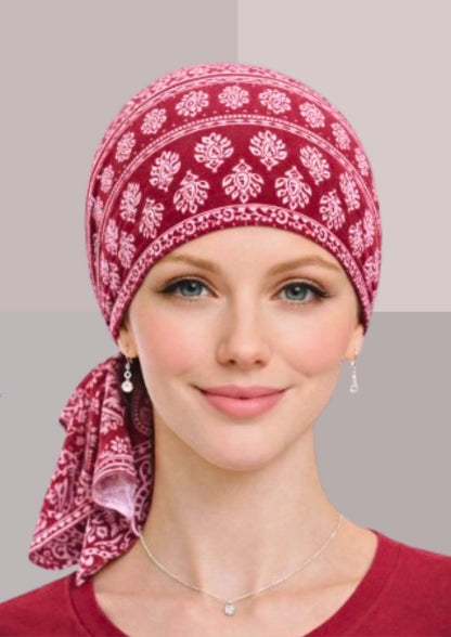 Fichu cheveux en coton et postformé  | Cap-Chapeau