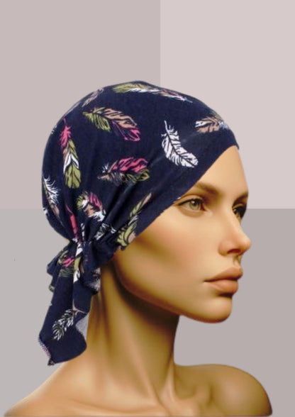 Foulard  bonnet intégré | Cap-Chapeau