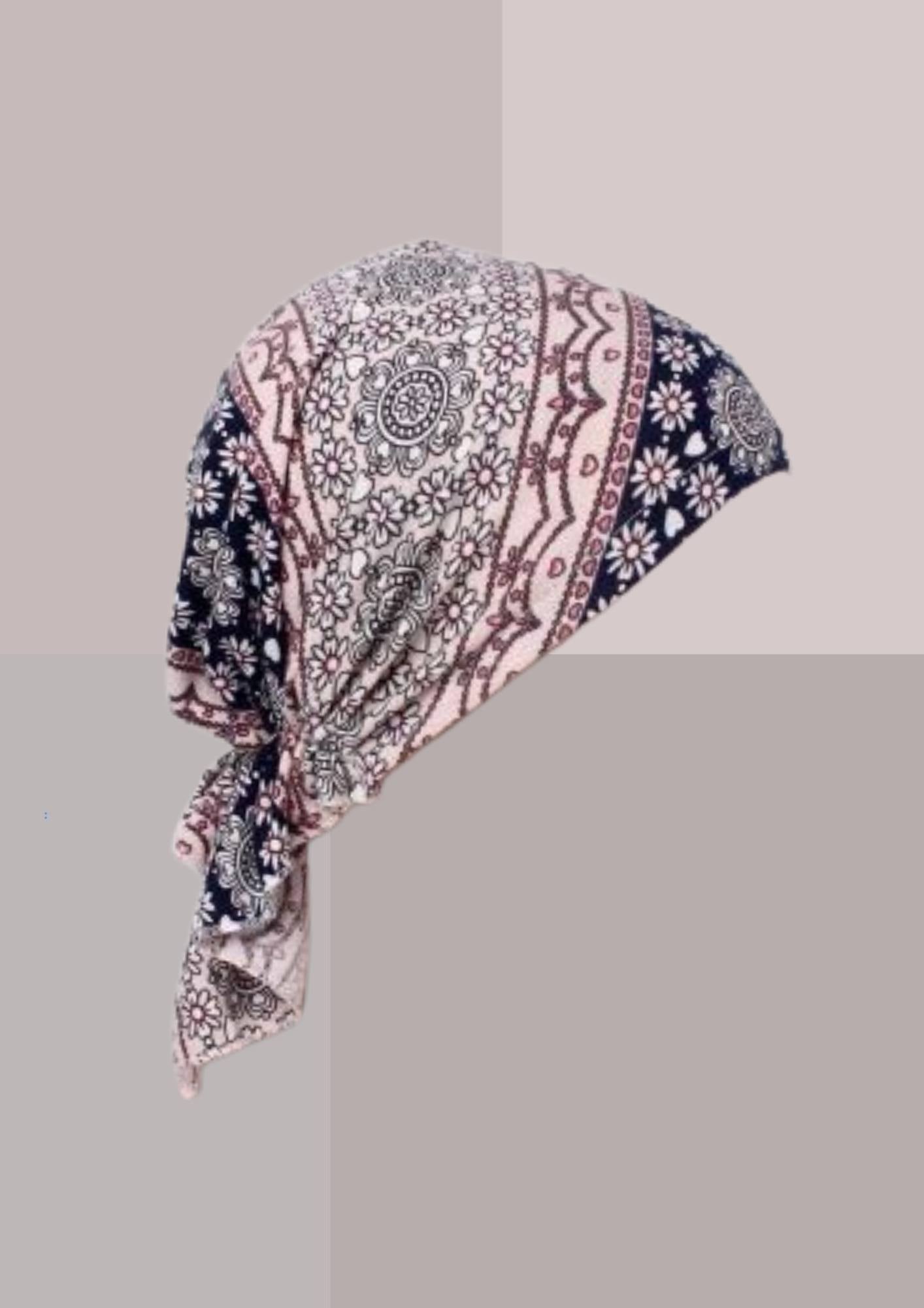 Foulard  pour chimio coton doux | Cap-Chapeau