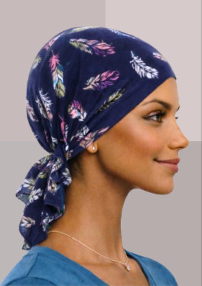 Foulard bonnet postformé en coton doux  | Cap-Chapeau