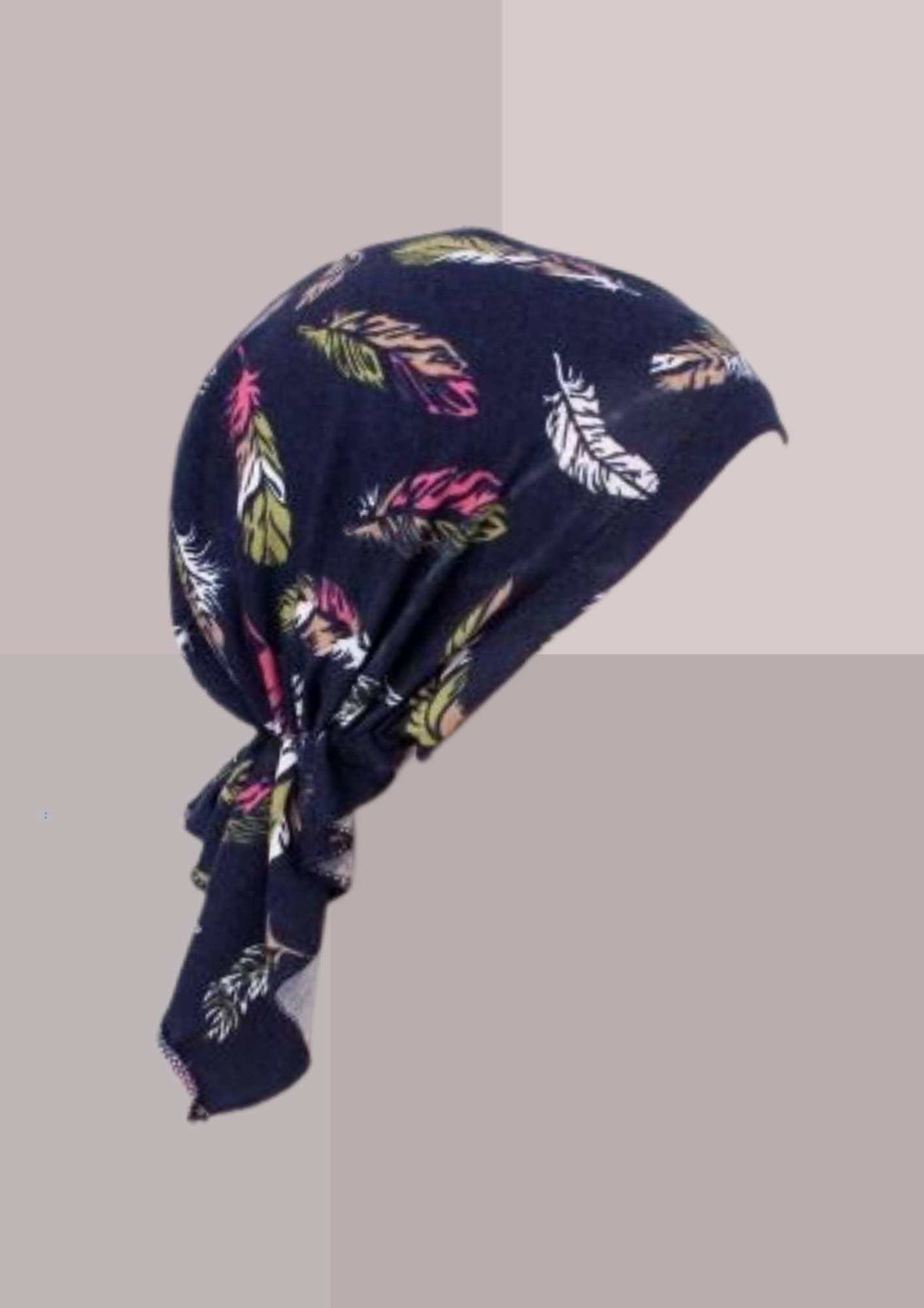 Foulard avec bonnet intégré chimio | Cap-Chapeau