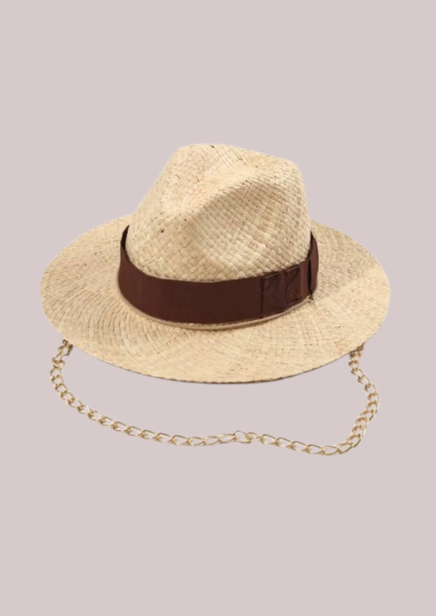 Panama chapeau femme en raphia | Cap-Chapeau