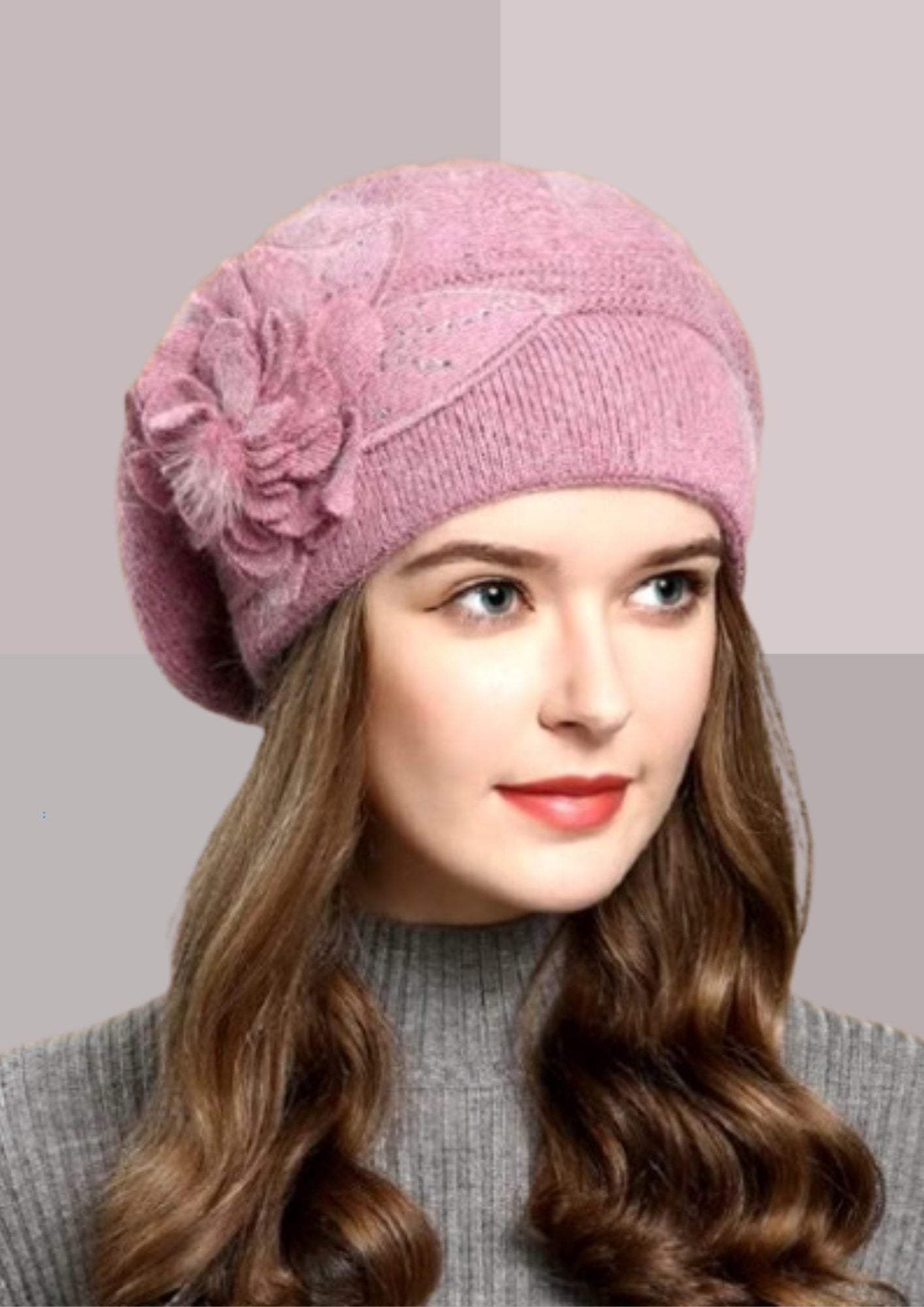 Bonnet femme tendance aubergine | Cap-Chapeau