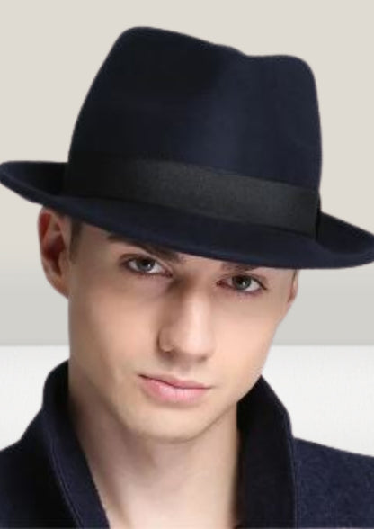 Trilby noir pour Homme  | Cap-Chapeau