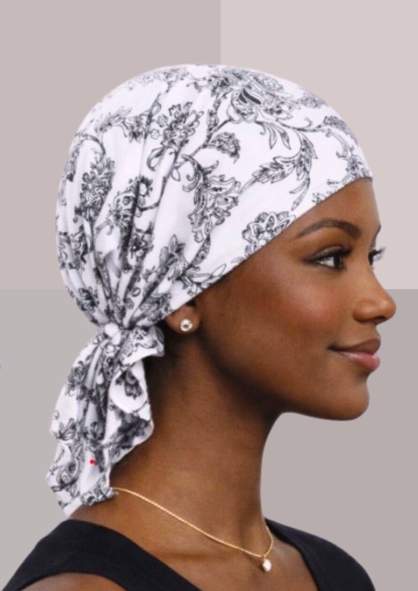 Turban chimio en coton doux postformé | Cap-Chapeau