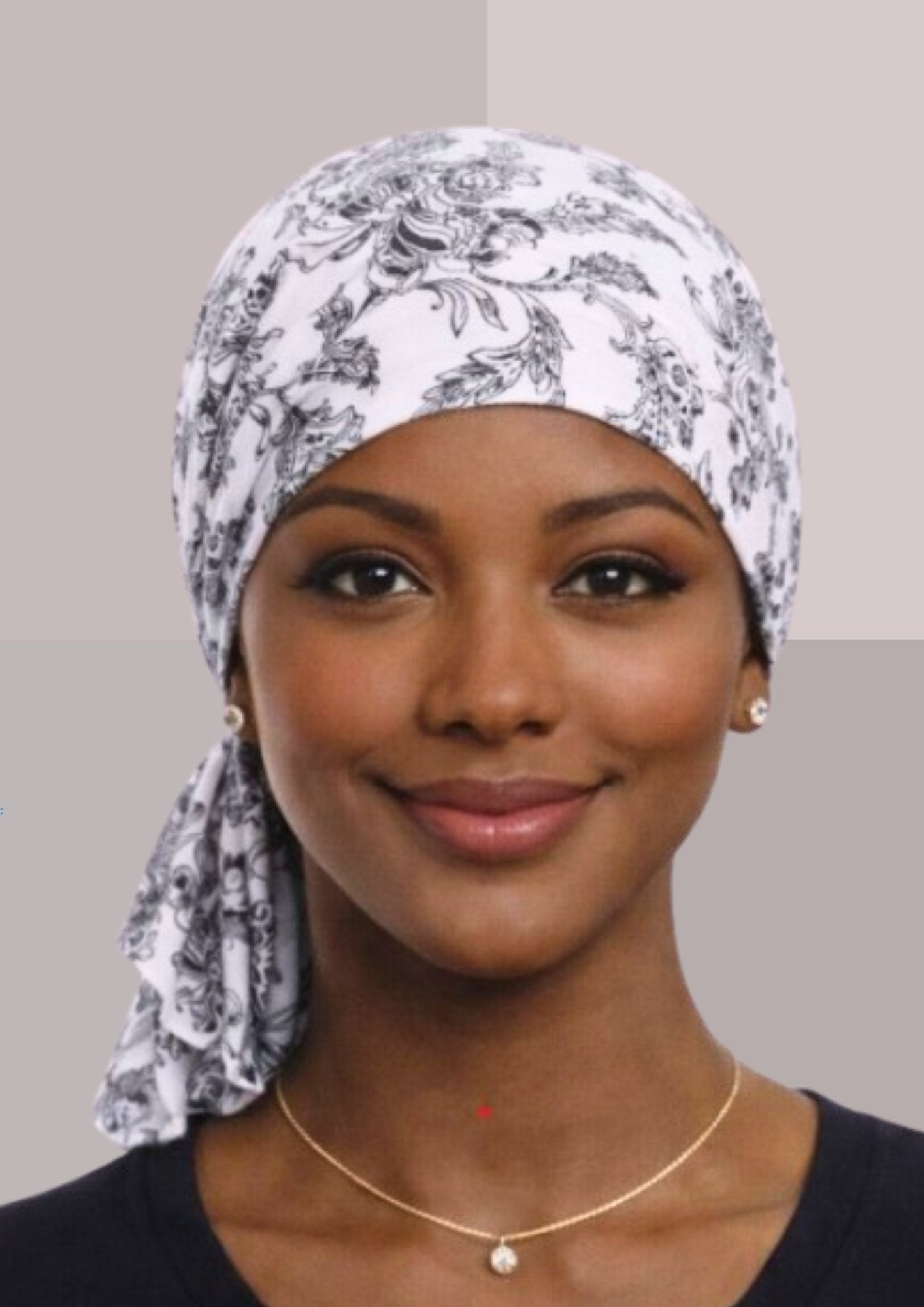 Turban chimio en coton doux | Cap-Chapeau