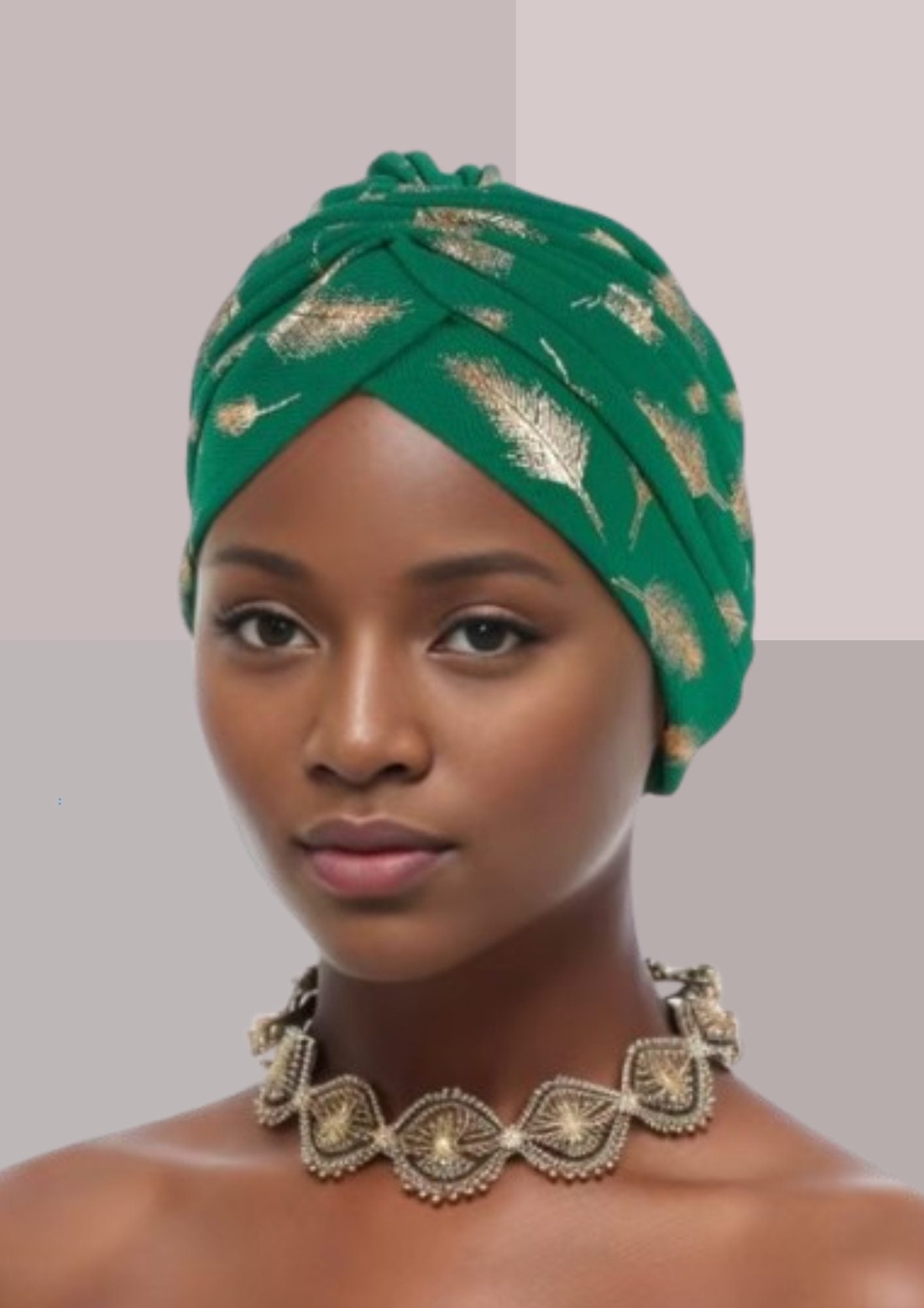 Turban femme - vert  | Cap-Chapeau