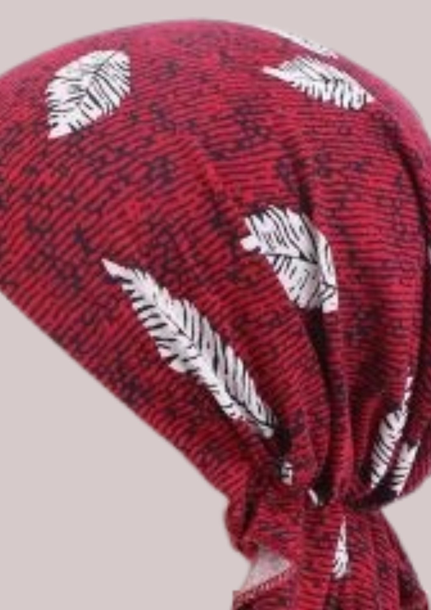 Turban rouge femme coton | Cap-Chapeau