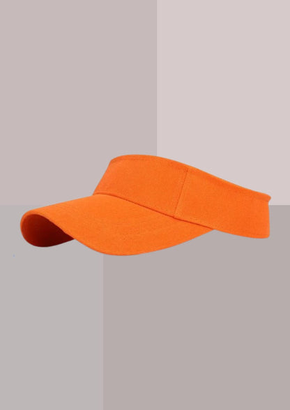 Visière casquette couleur orange | Cap-Chapeau