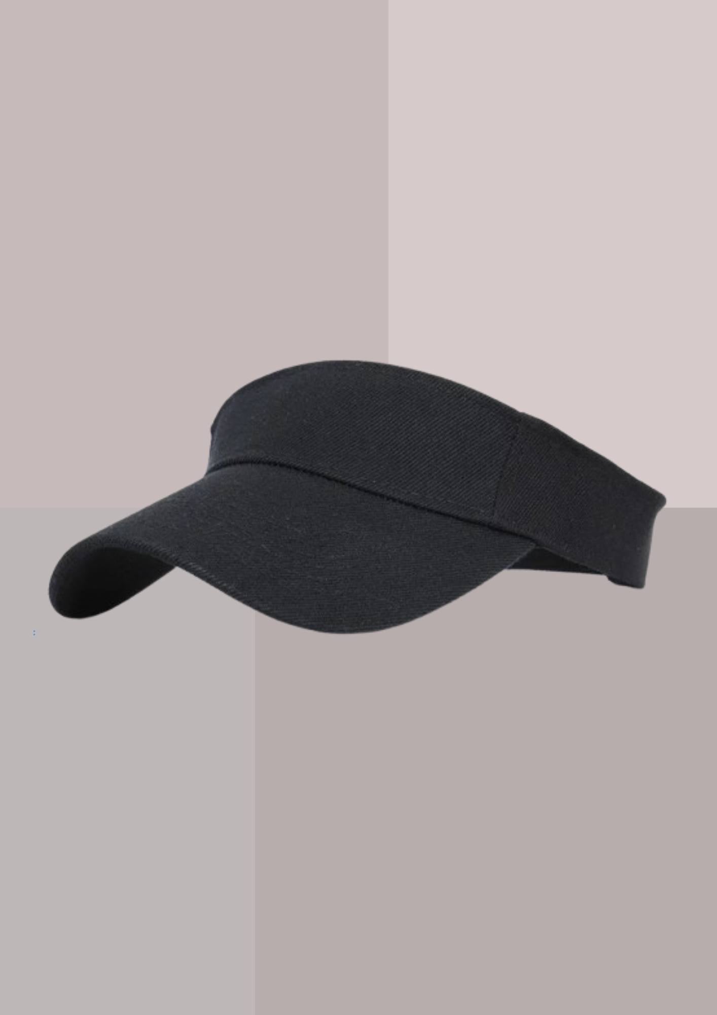 Visiere casquette noir | Cap-Chapeau